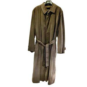 SANYO New York Belted Overcoat with Removable Liner Size L Classic Coat